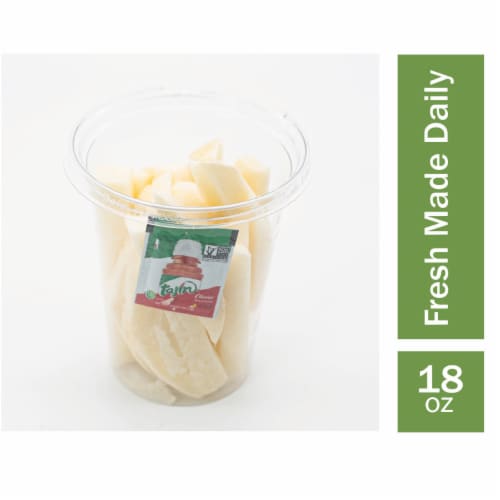 Fresh Cut Jicama Sticks Perspective: front