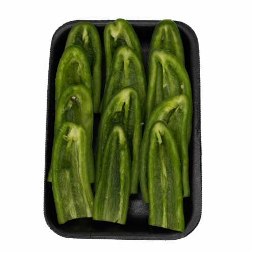 Halved Jalapeno Perspective: front