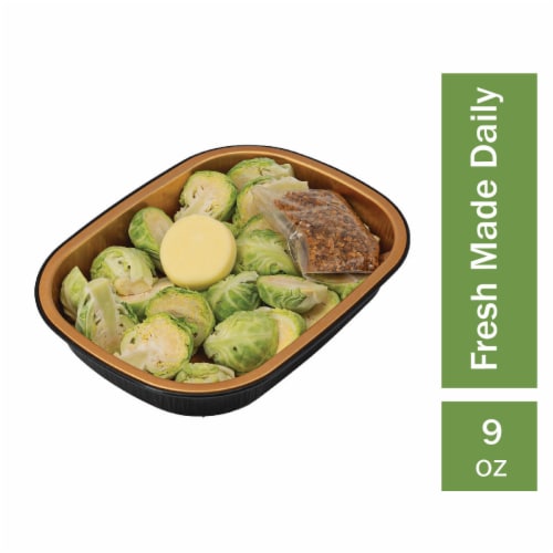Fresh Cut Brussels Sprouts Bake Perspective: front