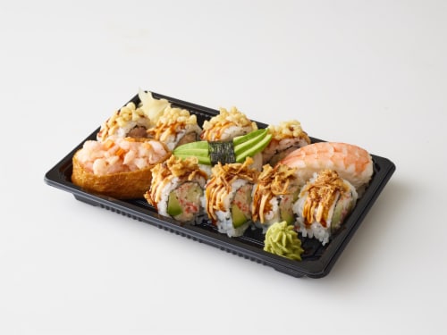 Sushi Crunchy Roll Combo Perspective: front