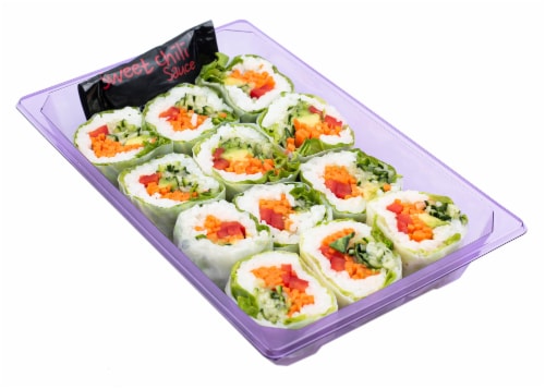 Japanese Food Express Inc Spring Veggie Roll Perspective: front