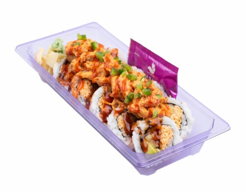 Japanese Food Express Inc Crawfish Roll Perspective: front