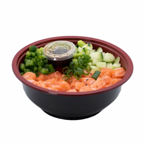 Japanese Food Express Inc Salmon Poke Perspective: front