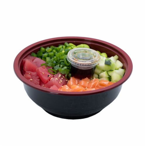 Japanese Food Express Inc Tuna & Salmon Poke Perspective: front