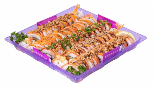Japanese Food Express Inc East Sea B Party Sushi Platter Perspective: front