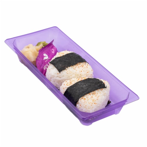 Japanese Food Express Onigiri Spicy Tuna Sushi Perspective: front