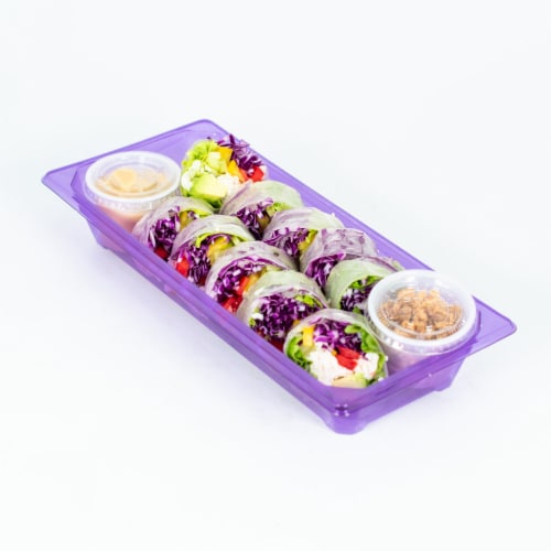 Japanese Food Express Kroger Spring Sushi Wrap Perspective: front