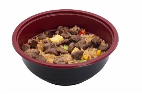 Japanese Food Express Inc Beef Fried Rice Bowl Perspective: front