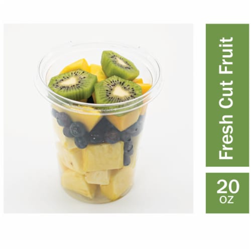 Fresh Cut Tropical Fruit Mix Perspective: front