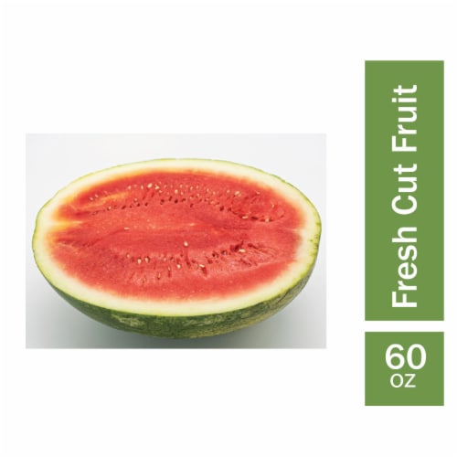 Watermelon Half Perspective: front
