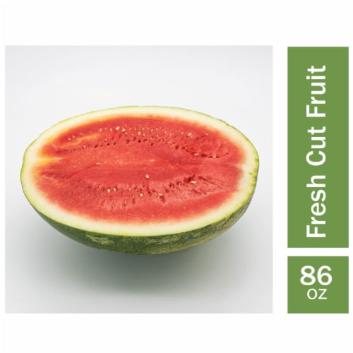 Watermelon Half Perspective: front