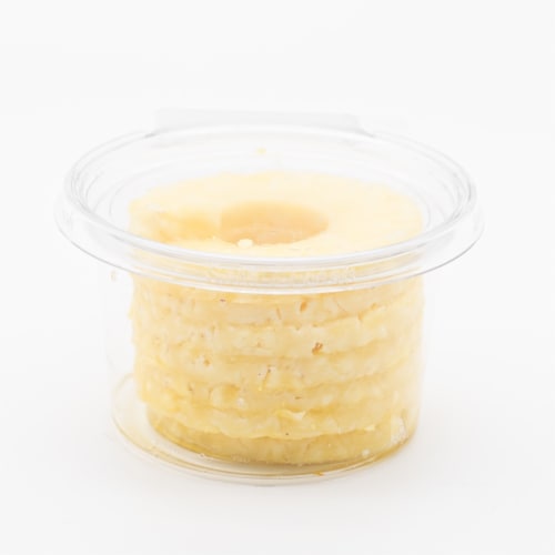 Fresh Cut Cored Pineapple Perspective: front