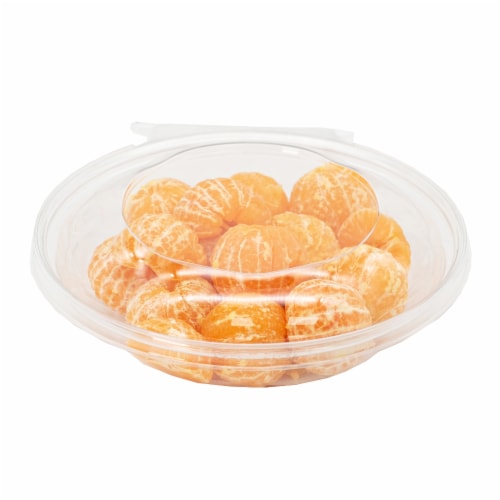 Fresh Cut Peeled Clementines Perspective: front