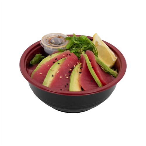 Japanese Food Express Inc Tuna Sashimi Salad Perspective: front