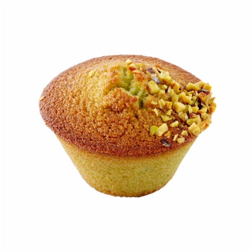 Pistachio financier Perspective: front