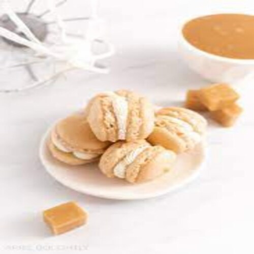 Japanese Food Express Caramel Macaron Perspective: front