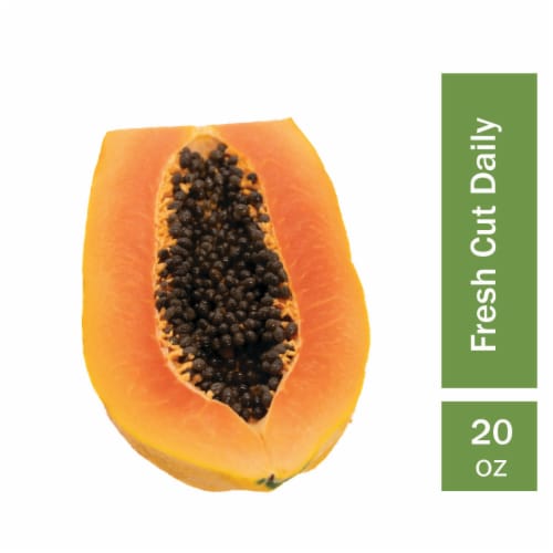 Halved Papaya Perspective: front