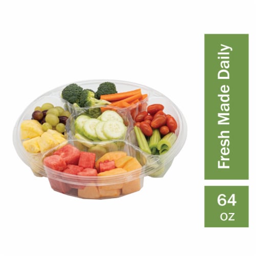 Fruit & Vegetable Tray Perspective: front