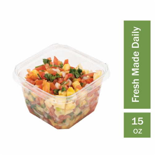 Fresh Made Pineapple Pico De Gallo Perspective: front