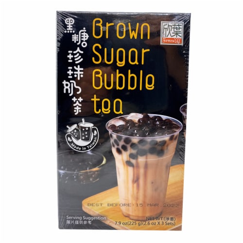 Formosa Yay Brown Sugar Bubble Boba Tea Perspective: front