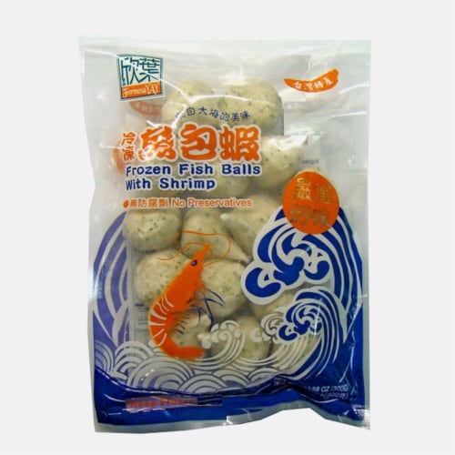 Formosa Yay Frozen Shrimp Fish Balls Perspective: front