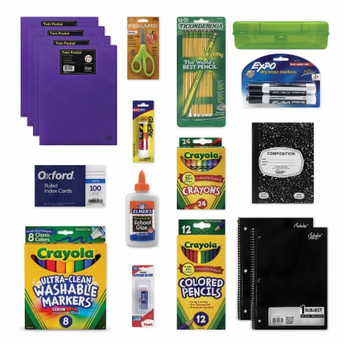 One-Click School Supply Kit for Grades K-2, 18 pc - Pick 'n Save