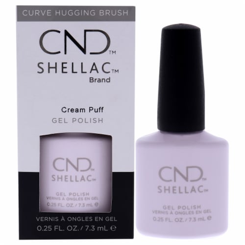 CND Shellac Nail Color Cream Puff Nail Polish 0.25 oz, 0.25 Fl Oz (Pack of 1) King Soopers