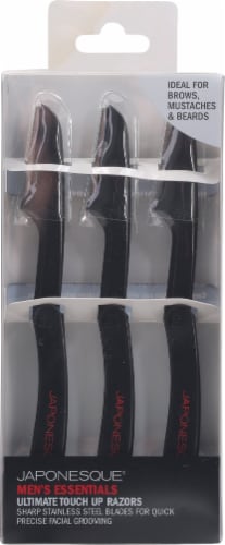 Japonesque Men's Essential Ultimate Touch Up Razors Perspective: front