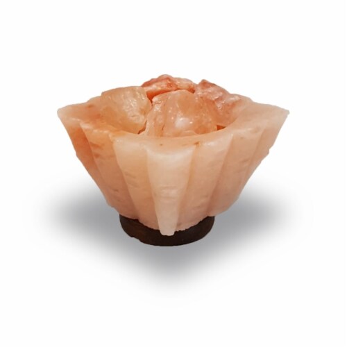 Square Bamboo Bowl Himalayan Salt Lamp 1 unit Harris Teeter