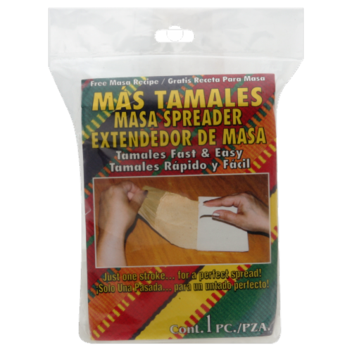 Tamales Masa Spreaders - Kitchen Utensils - Easy Grip Ergonomic Handle by Mindful Design (4 Pack, Red)