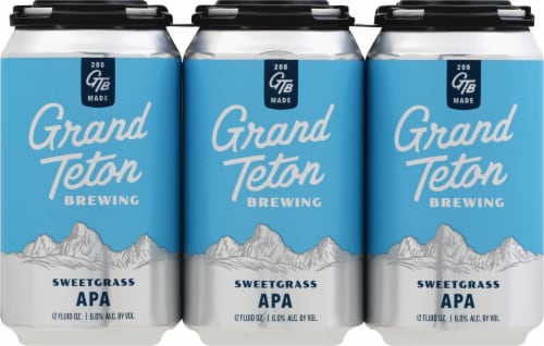 Grand Teton Sweetgrass American Pale Ale Perspective: front