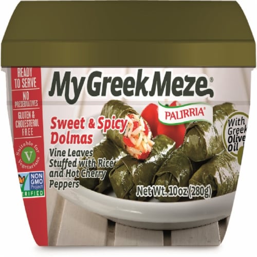 Palirria My Greek Meze Sweet and Spicy Dolmas Perspective: front