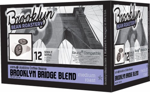 Brooklyn Bean Roastery Brooklyn Bridge Blend Single-Serve Cups Perspective: front