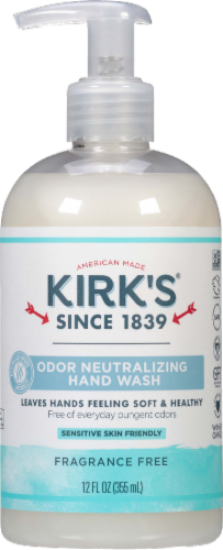Kirks® Odor Neutralizing Fragrance Free Hand Soap Perspective: front