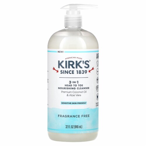 Kirk's® 3-in-1 Head to Toe Nourishing Cleanser Perspective: front