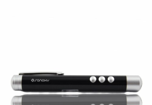 SANOXY RF 2.4GHz USB PowerPoint Clicker Presentation Remote Control Pointer Slide Changer Perspective: front