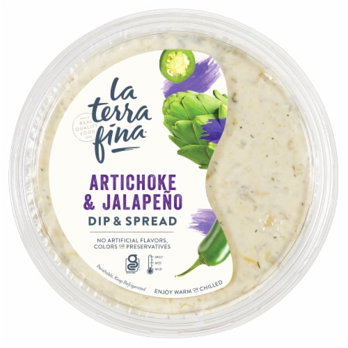 La Terra Fina® Artichoke & Jalapeno Dip & Spread Perspective: front