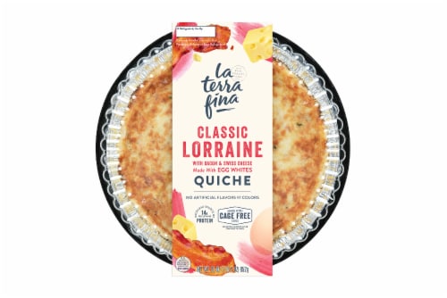 La Terra Fina Classic Lorraine Breakfast Quiche, 23 oz - Food 4 Less