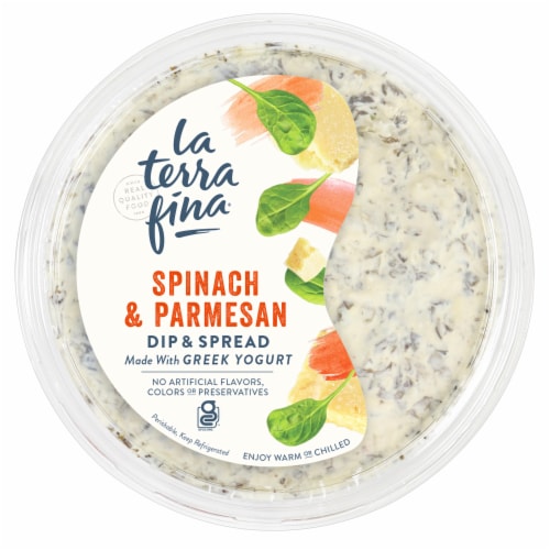 La Terra Fina® Spinach & Parmesan Greek Yogurt Dip & Spread Perspective: front