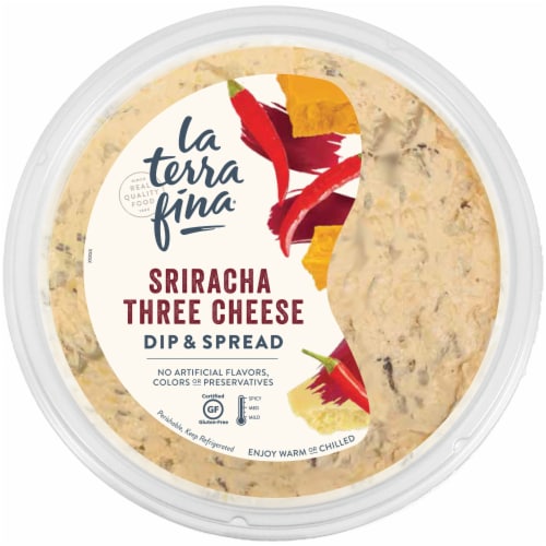 La Terra Fina Sriracha Three Cheese Dip Perspective: front