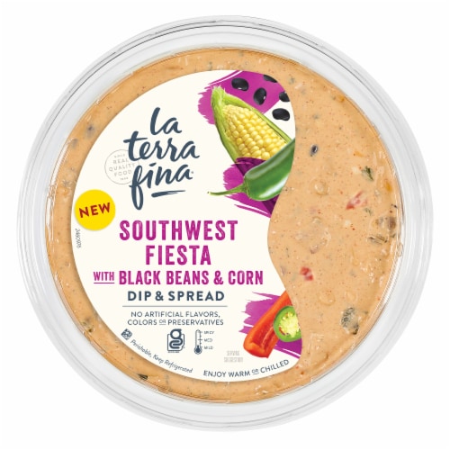 La Terra Fina® Southwest Fiesta with Black Beans and Corn Dip & Spread Perspective: front