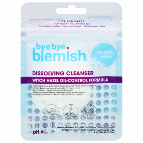 Bye Bye Blemish Dissolving Cleanser 50 Sheets Bye Bye Blemish Dissolving Cleanser 50 Sheets