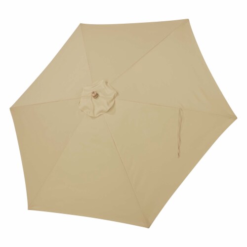 9FT Patio Umbrella Replacement Canopy 6 Rib Outdoor Yard Deck 