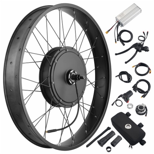 Yescom Electric Bicycle Hub Motor Conversion Kit 26 48V 1000W Front Wheel 470RPM E Bike 26 in. Mariano s