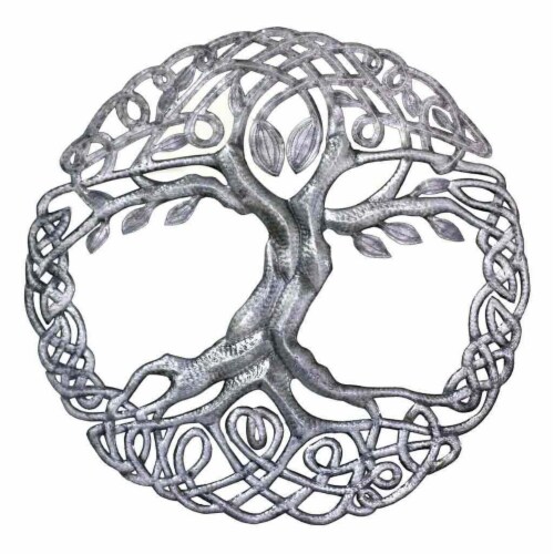 Croix-Des-Bouquets HMDTREE17 Handmade Celtic Tree of Life Wall Art Perspective: front