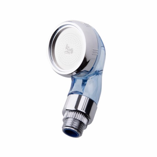 1-Spray Patterns with 1.5 GPM 4 in. Wall Mount Handheld Shower Head in Chrome Perspective: front