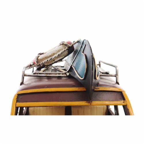 Old Modern Handicrafts AJ017 1947 Chevrolet Suburban with Canoe 1 isto 14 Model Airplane Perspective: front