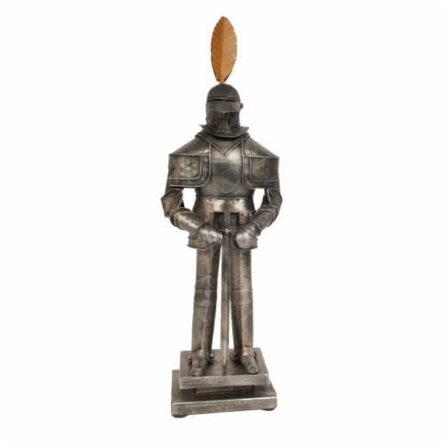 Old Modern Handicrafts AR004 Metal Decorative Handmade Tin Medieval Armor Suit Perspective: front