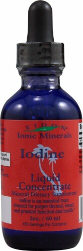 Eidon Ionic Minerals  Iodine Liquid Concentrate Perspective: front
