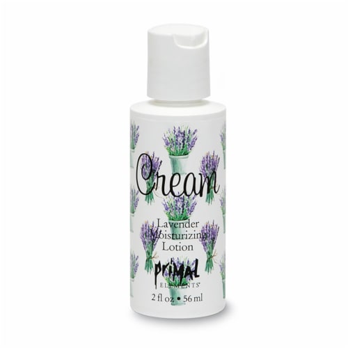 Primal Elements Cream Lavender Moisturizing Lotion Perspective: front